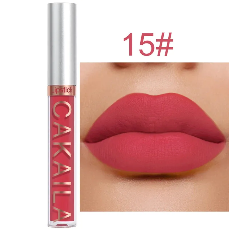 18 Colors Lipsticks Waterproof Sexy Matte Lip Gloss