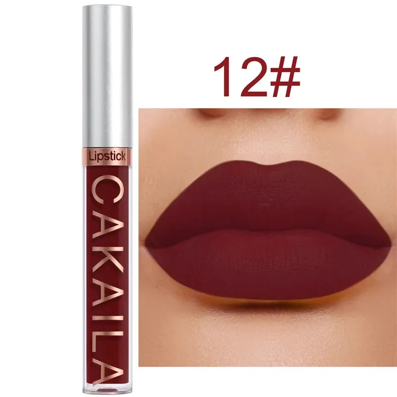 18 Colors Lipsticks Waterproof Sexy Matte Lip Gloss