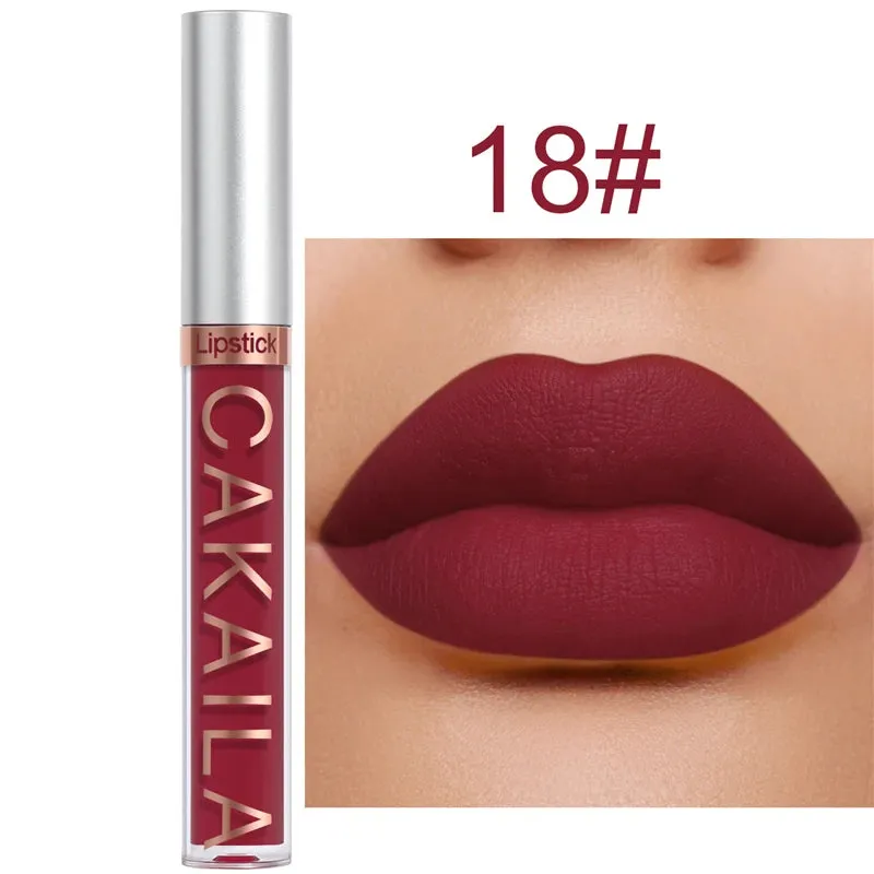 18 Colors Lipsticks Waterproof Sexy Matte Lip Gloss