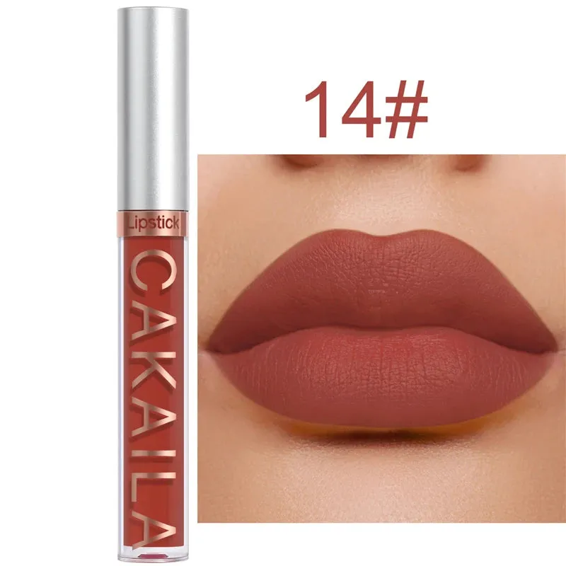 18 Colors Lipsticks Waterproof Sexy Matte Lip Gloss