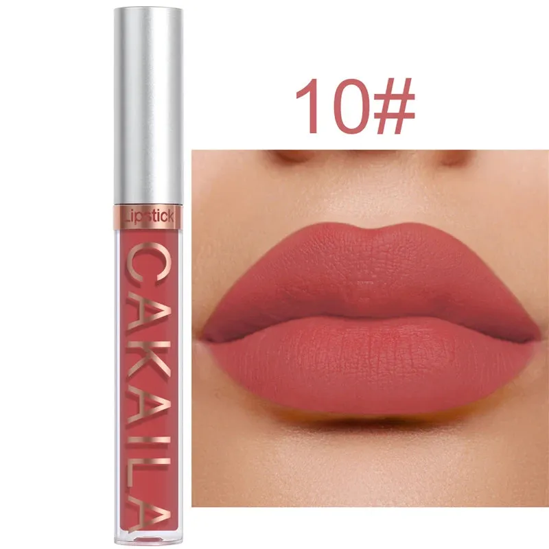 18 Colors Lipsticks Waterproof Sexy Matte Lip Gloss