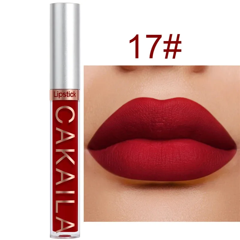 18 Colors Lipsticks Waterproof Sexy Matte Lip Gloss