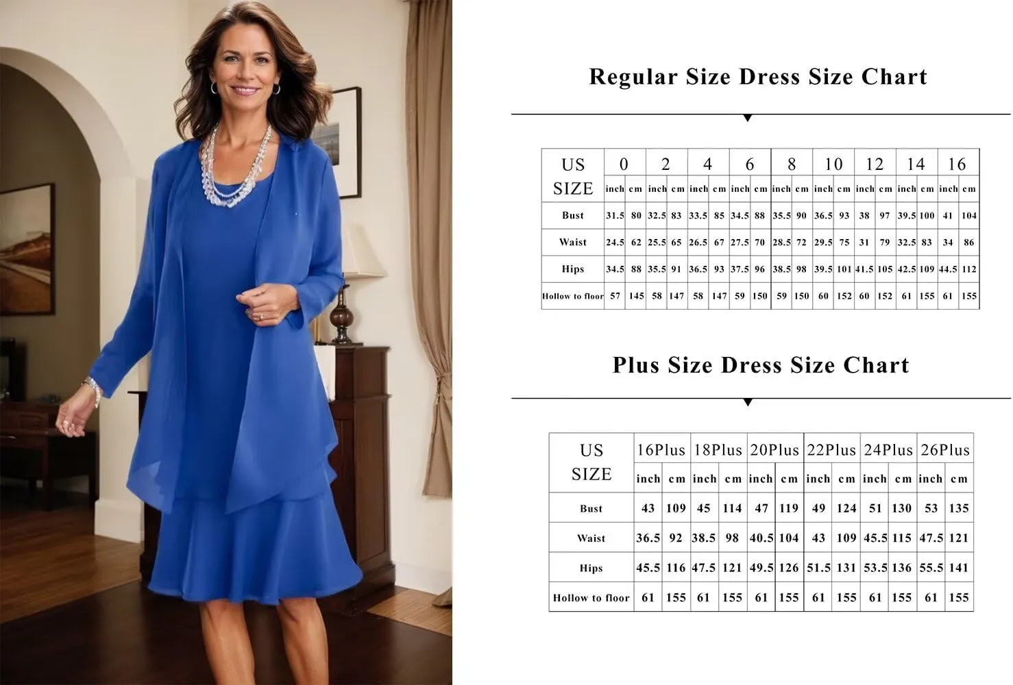 2 Pieces Mother of The Bride Dresses for Wedding Long Sleeve Formal Evening Dress with Jacket