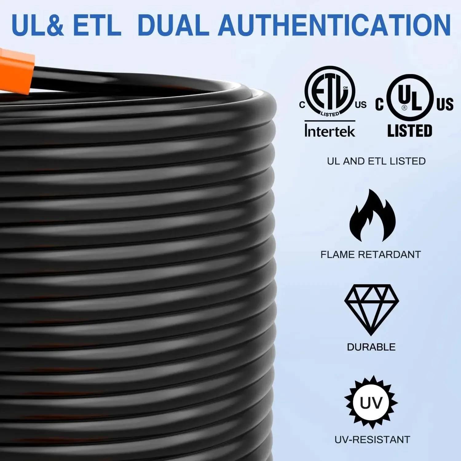 50Amp 100FT RV EV Extension Cord Drag Tool