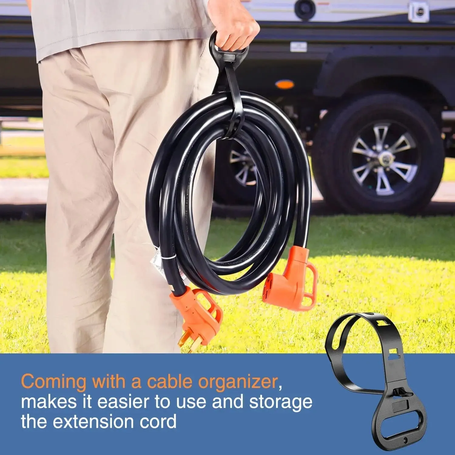 50Amp 15FT RV EV Extension Cord