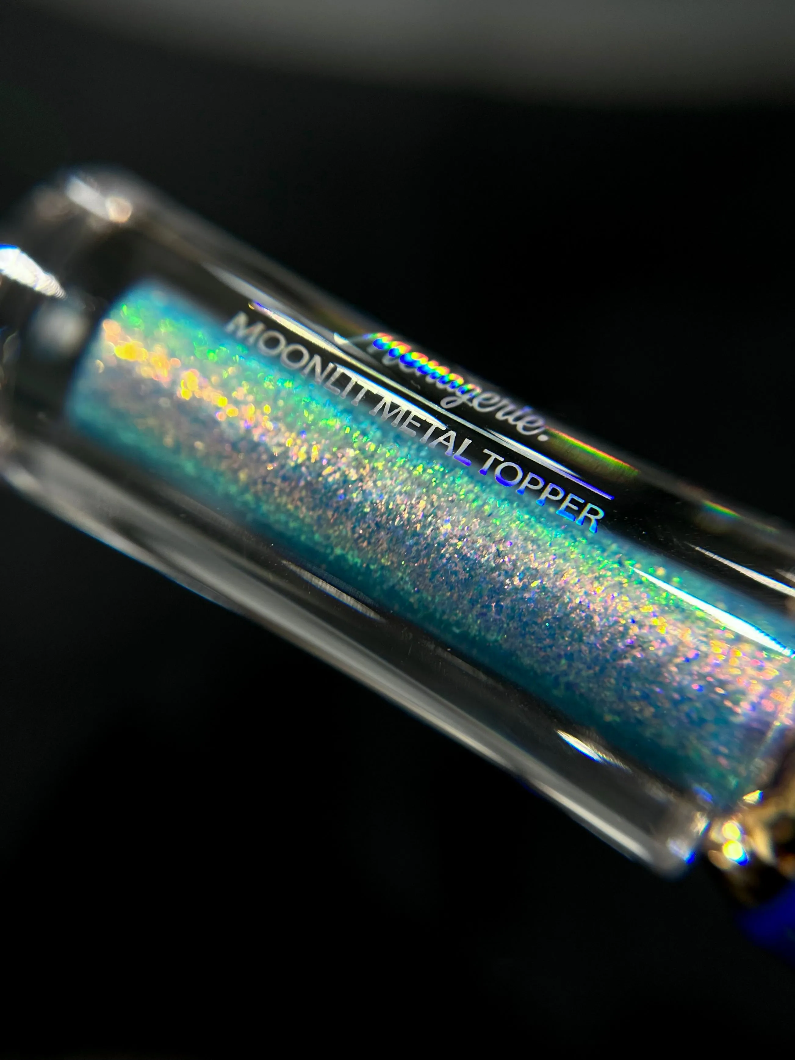 Ammolite Moonlit Metal Glitter Topper