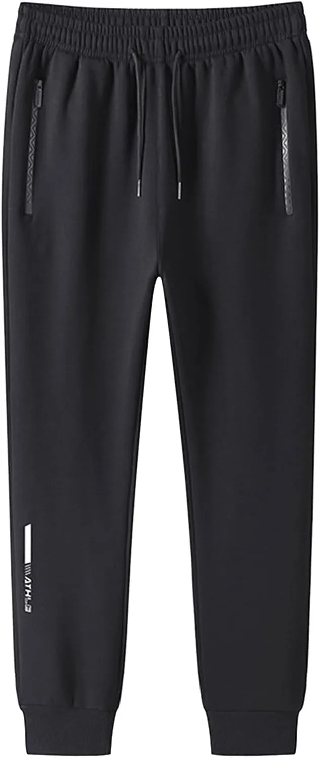 Baggy Sweatpants for Women High Waist French Terry Casual Lounge Pants Baggy Running Joggers Trousers with Pockets