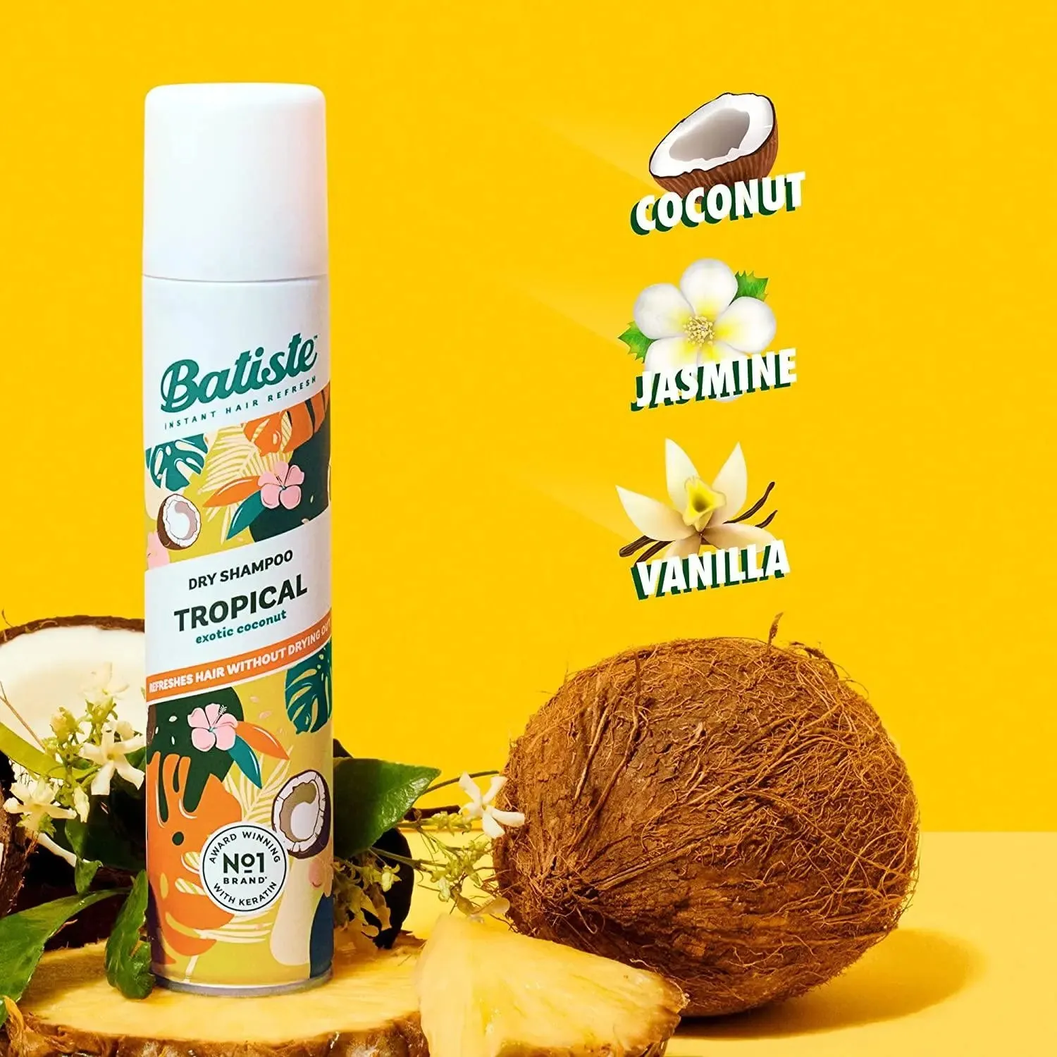 Batiste Dry Shampoo Tropical 200ml