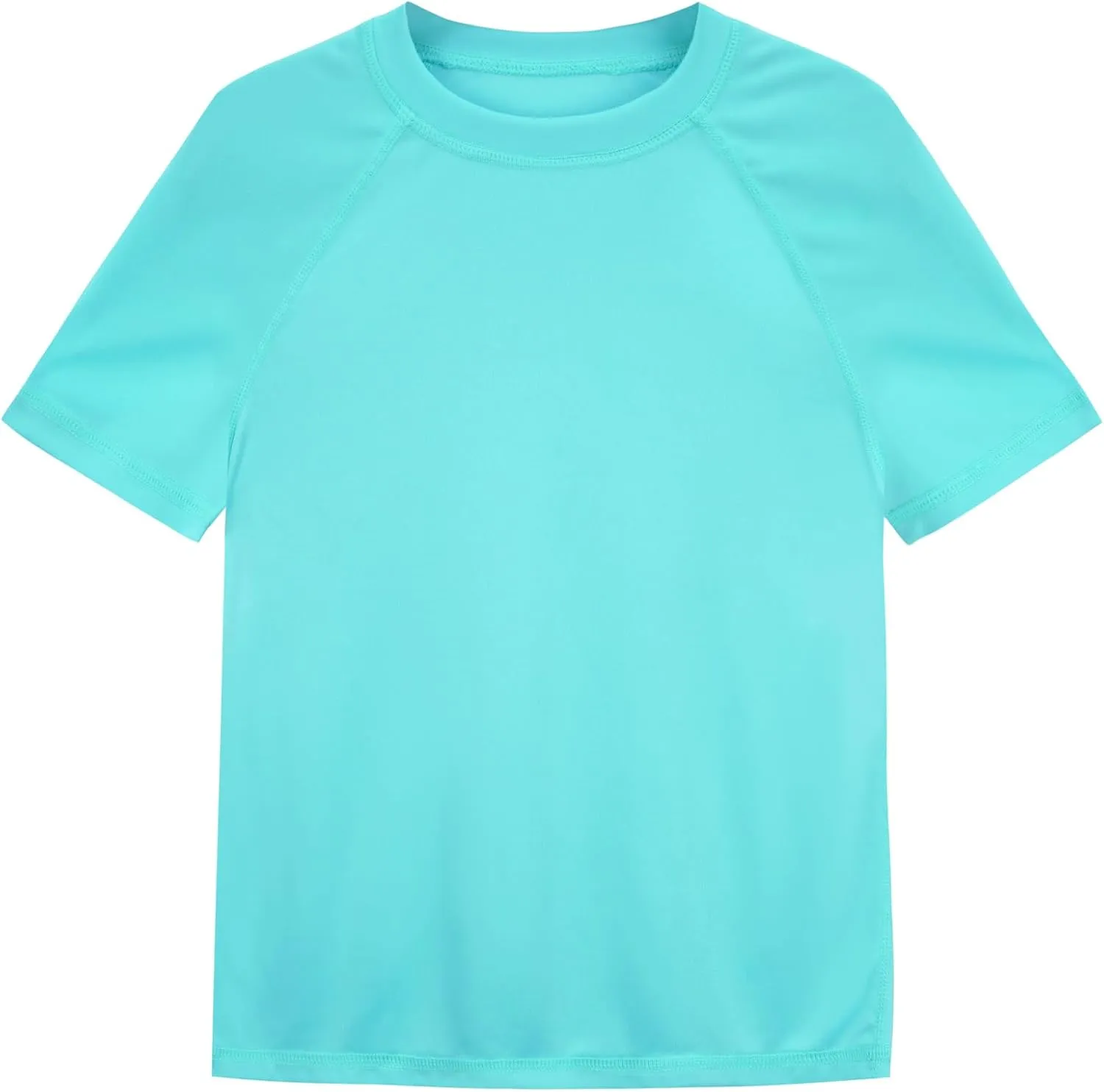 Boys Rash Guard Short Sleeve UPF 50  Sun Protection Swim Shirt Kids Quick Dry SPF Water Shirt
