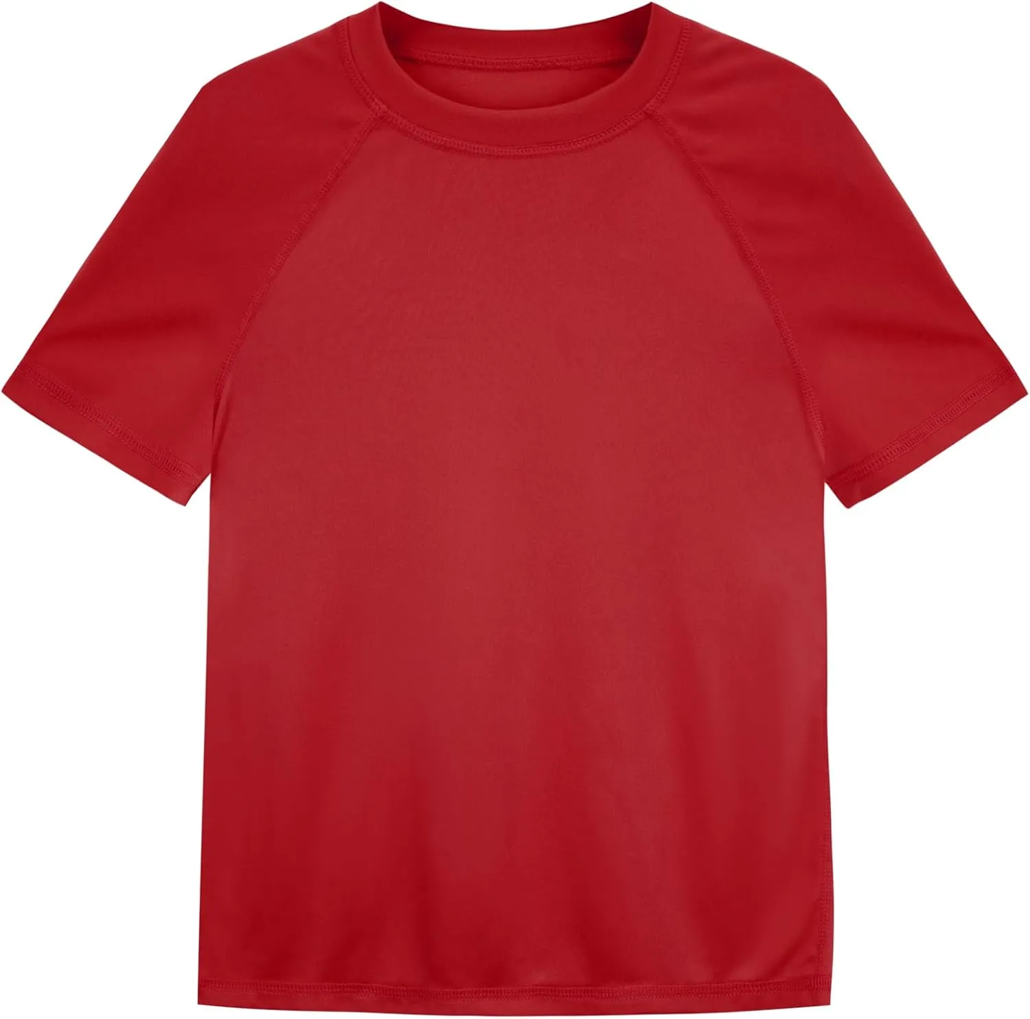 Boys Rash Guard Short Sleeve UPF 50  Sun Protection Swim Shirt Kids Quick Dry SPF Water Shirt