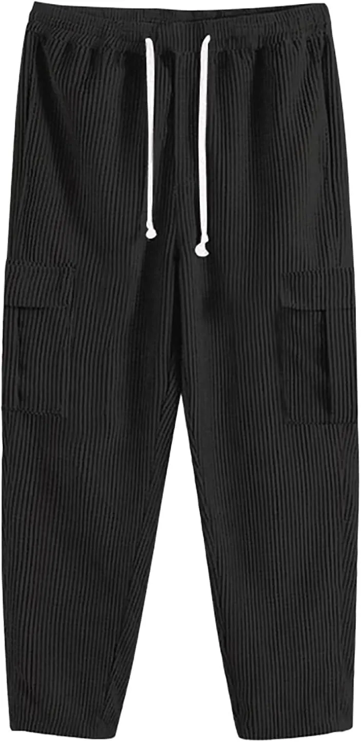 Cargo Pants for Men,Mens Casual Fashion Joggers Sports Pants Cotton Pants Gym Sweatpants Trousers Long Pant
