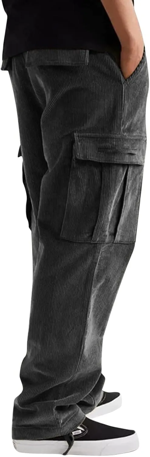 Cargo Pants for Men,Mens Casual Fashion Joggers Sports Pants Cotton Pants Gym Sweatpants Trousers Long Pant