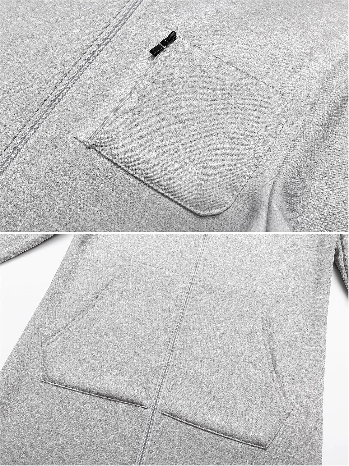 Chrisuno Women's Plus Size Casual Zip Up Hoodie Long Tunic Sweatshirts Fleece Jackets
