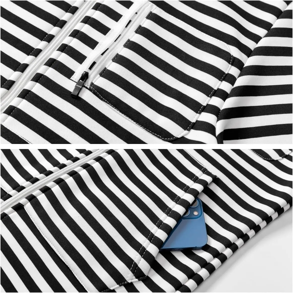Chrisuno Women's Plus Size Casual Zip Up Hoodie Long Tunic Sweatshirts Fleece Jackets