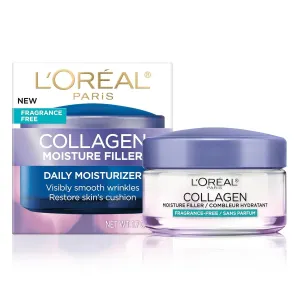 Collagen Daily Face Moisturizer, Reduce Wrinkles, Face Cream, Fragrance Free 1.7 Oz
