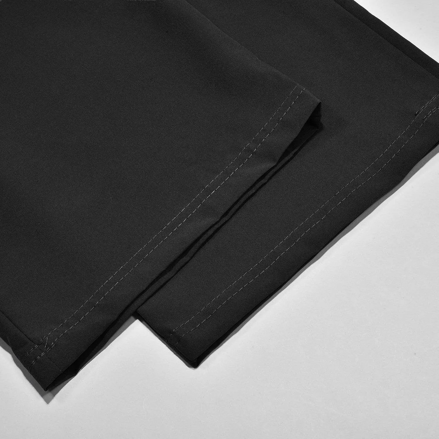 Cotton Linen Pants for Men Casual Loose Fit Pants Outdoor Hiking Trousers Drawstring Elastic Waist Straight Leg Pant