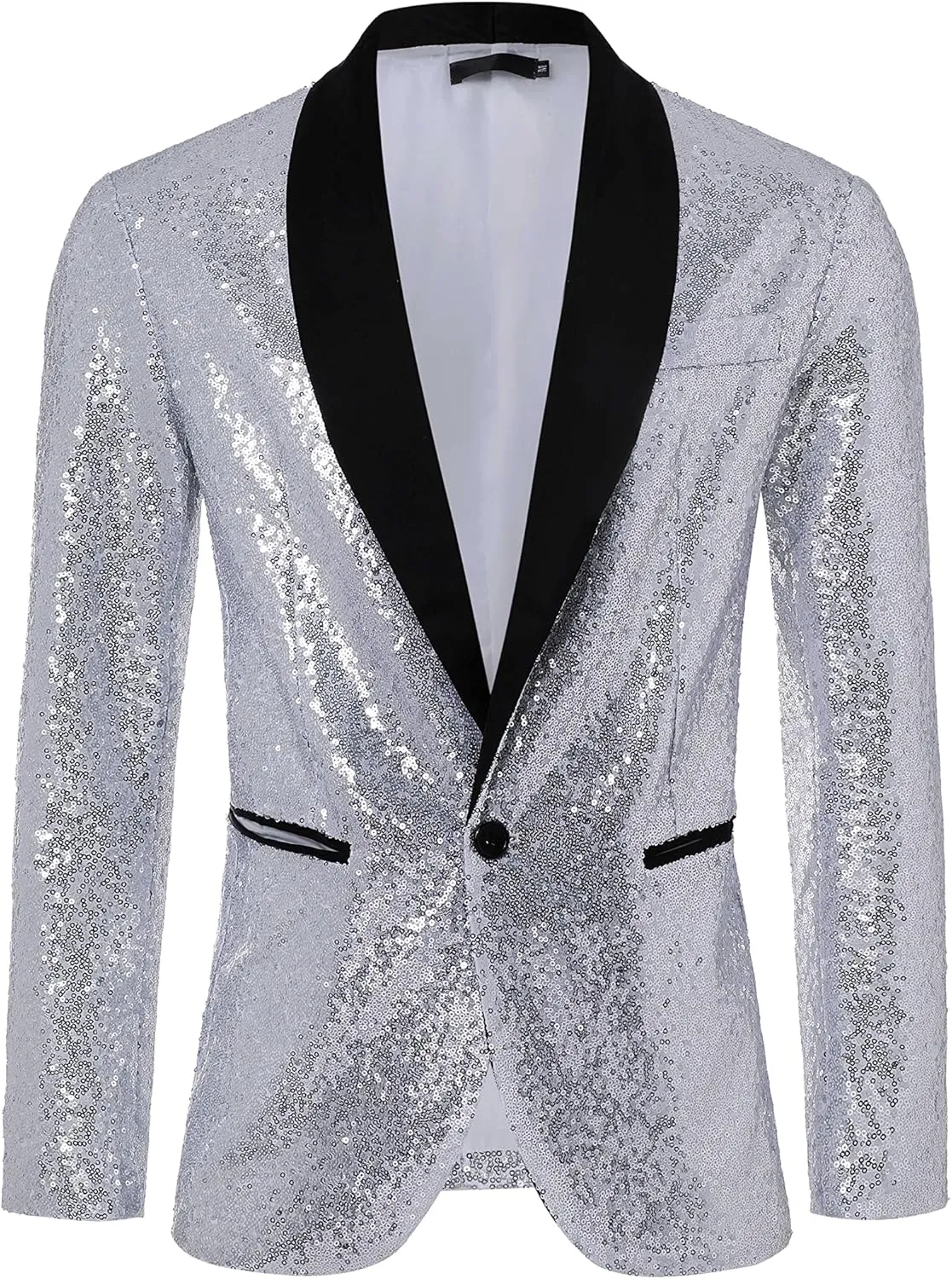 Coucoland Sequin Blazer Men-Tuxedo Jacket Sequin Suit Men Sport Coats