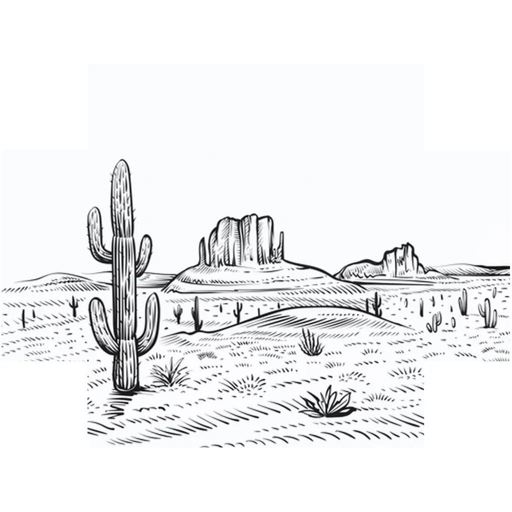 Desert Crib Sheets