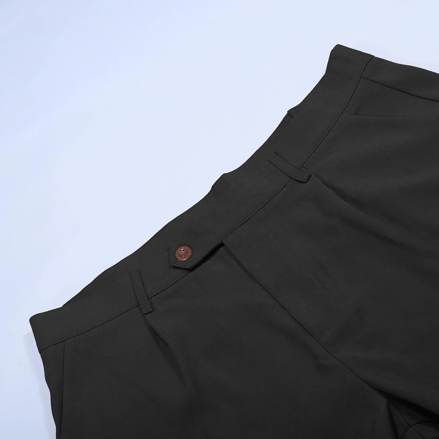 Dress Pants for Men Slim Fit Business Casual Expandable Waist Work Sweatpants Straight Leg Golf Comfort Suit Pants