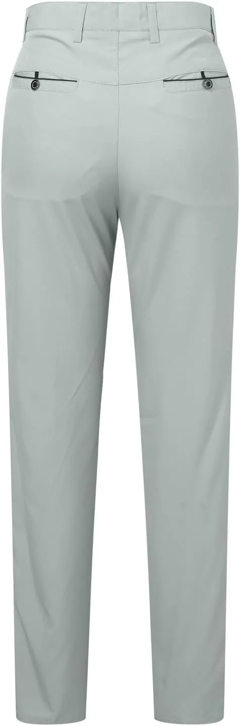 Dress Pants for Men Slim Fit Business Casual Expandable Waist Work Sweatpants Straight Leg Golf Summer Suit Pants