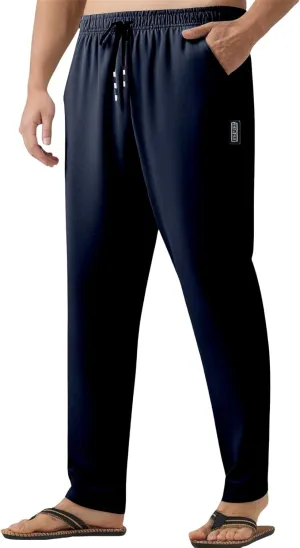 evzosrz Men's Quick Dry Beeswan Pants Lightweight Breathable Joggers Athletic Pants Drawstring Elastic Waist Jogger Trousers