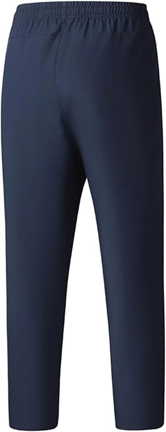 evzosrz Men's Quick Dry Beeswan Pants Lightweight Breathable Joggers Athletic Pants Drawstring Elastic Waist Jogger Trousers
