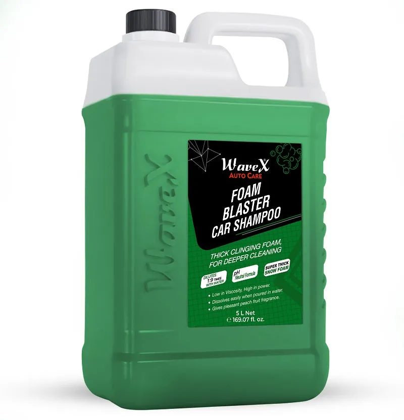 Foam Cannon for pressure washer   Foam Wash Car Shampoo Concentrate 5Ltr pH Neutral, Extreme Suds Snow White Foam, Highly Effective on Dust and Grime