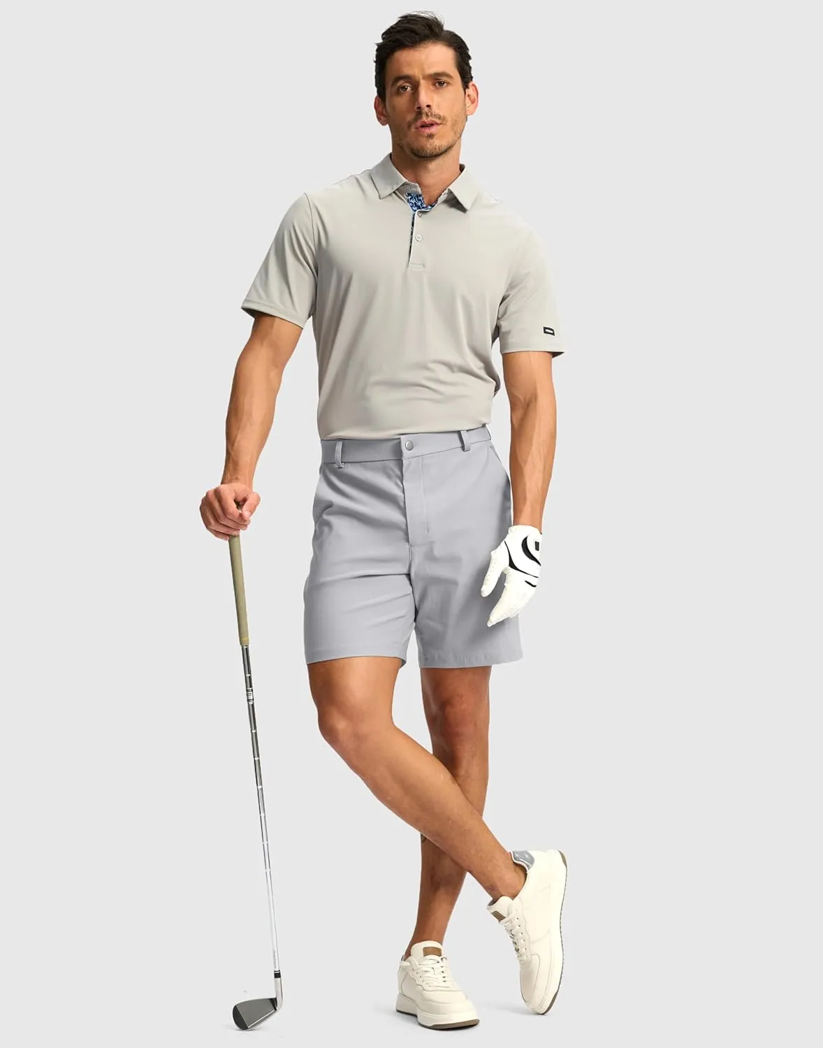 G Gradual Men's Golf Dress Shorts 7"/ 9" Stretch Casual Work Flat Front Shorts for Men with 3 Pockets Quick Dry