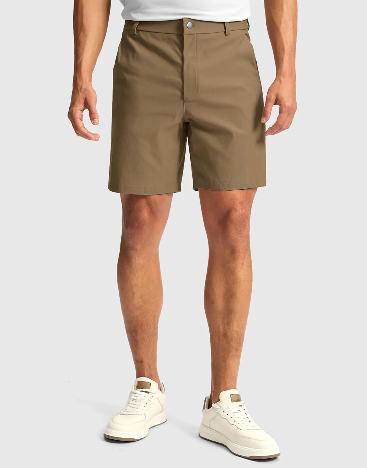 G Gradual Men's Golf Dress Shorts 7"/ 9" Stretch Casual Work Flat Front Shorts for Men with 3 Pockets Quick Dry