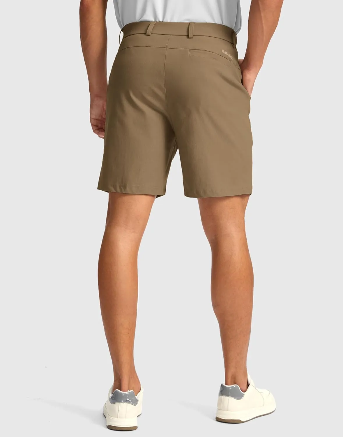 G Gradual Men's Golf Dress Shorts 7"/ 9" Stretch Casual Work Flat Front Shorts for Men with 3 Pockets Quick Dry