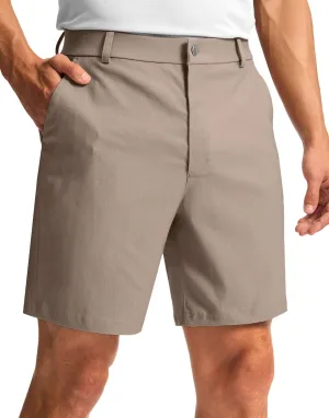 G Gradual Men's Golf Dress Shorts 7"/ 9" Stretch Casual Work Flat Front Shorts for Men with 3 Pockets Quick Dry