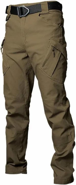 GIERIDUC Cargo Pants for Men Casual Pants Athletic Hiking Jogger Sweatpants Lightweight Drawstring Work Trousers with Pockets