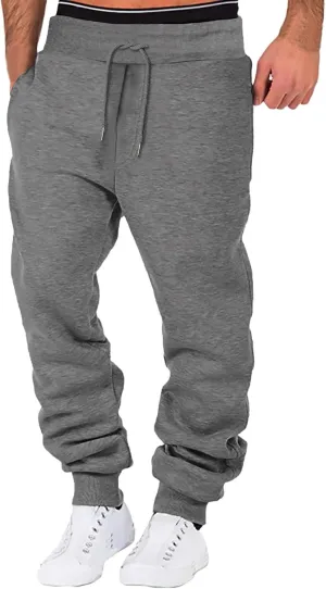 GIERIDUC Joggers Pants for Men with Pockets Mens Jogger Fleece Sweatpants Dress Pants for Short Men Light Blue Trousers Mens