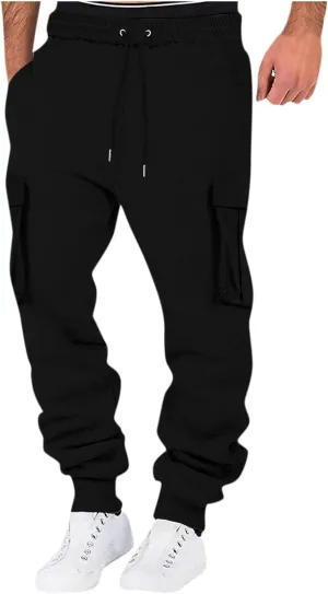 GIERIDUC Men's Straight-Fit Jogger Pant Mens Faux Leather Skinny Jeans Branded Track Pants for Men Basketball Sports Cards