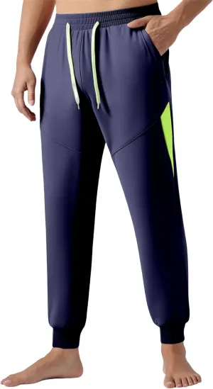 Golf Pants Men Workout Sweatpants Lightweight Training Stretch Gym Athletic Jogger Sweatpants with Pocket