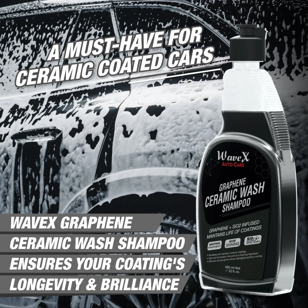 Graphene Ceramic Wash Car Shampoo, Specially for Ceramic Coated Vehicles, Maintains Life of Coating