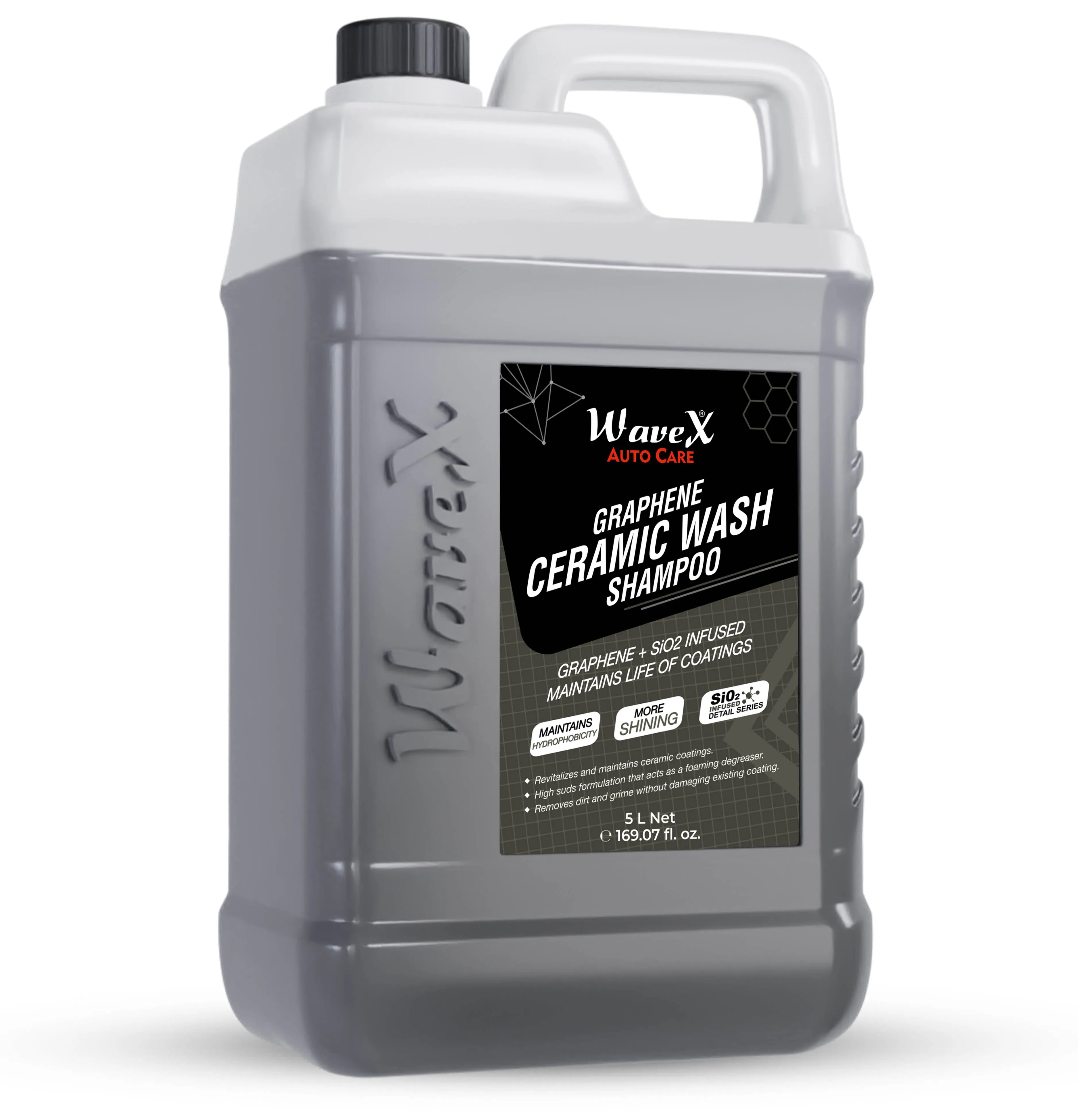 Graphene Ceramic Wash Car Shampoo, Specially for Ceramic Coated Vehicles, Maintains Life of Coating