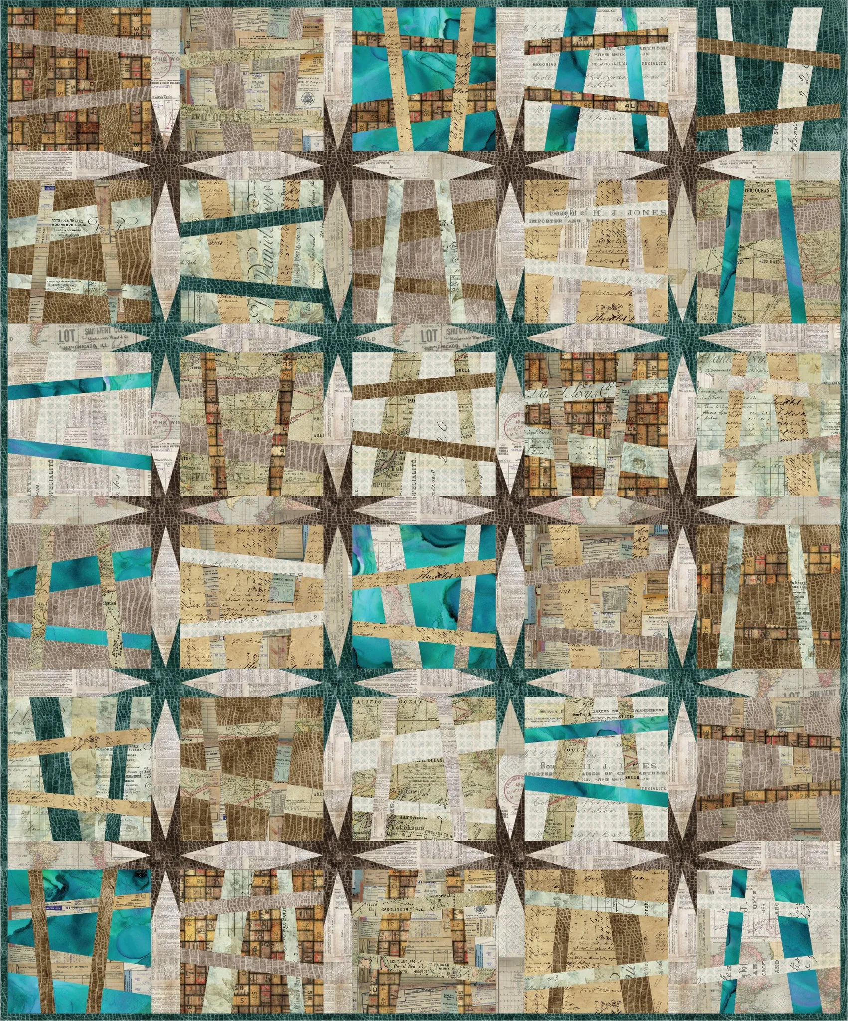 *HASHBROWNS FOR BREAKFAST Quilt Kit Designed with TIM HOLTZ fabric