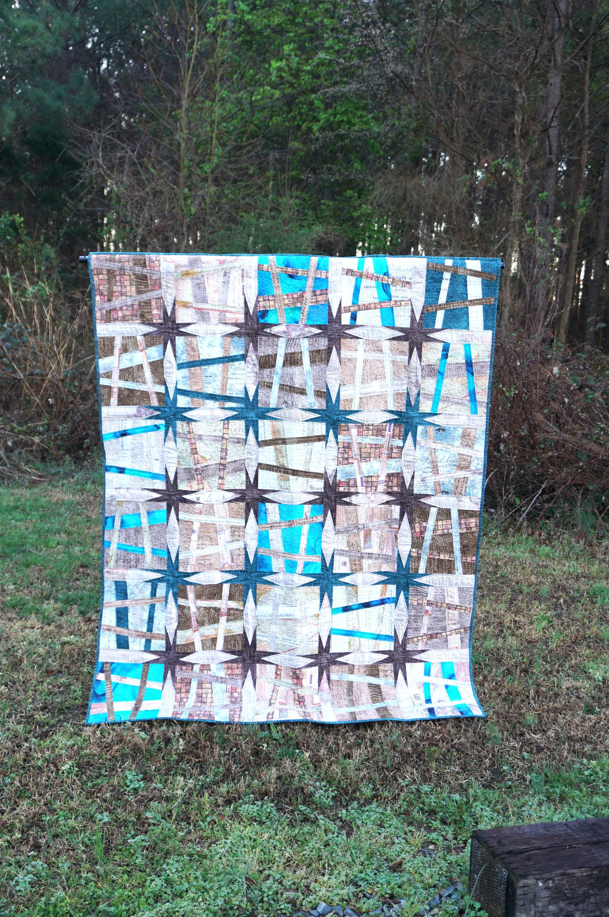 *HASHBROWNS FOR BREAKFAST Quilt Kit Designed with TIM HOLTZ fabric