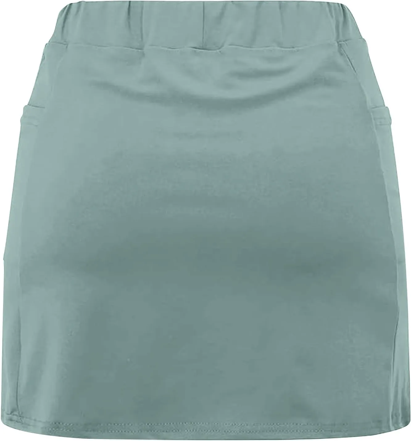 hlysgo Womens High Waisted Tennis Skort A-Line Skater Skirts with Lining Shorts Summer Plus Size Workout Athletic Shorts