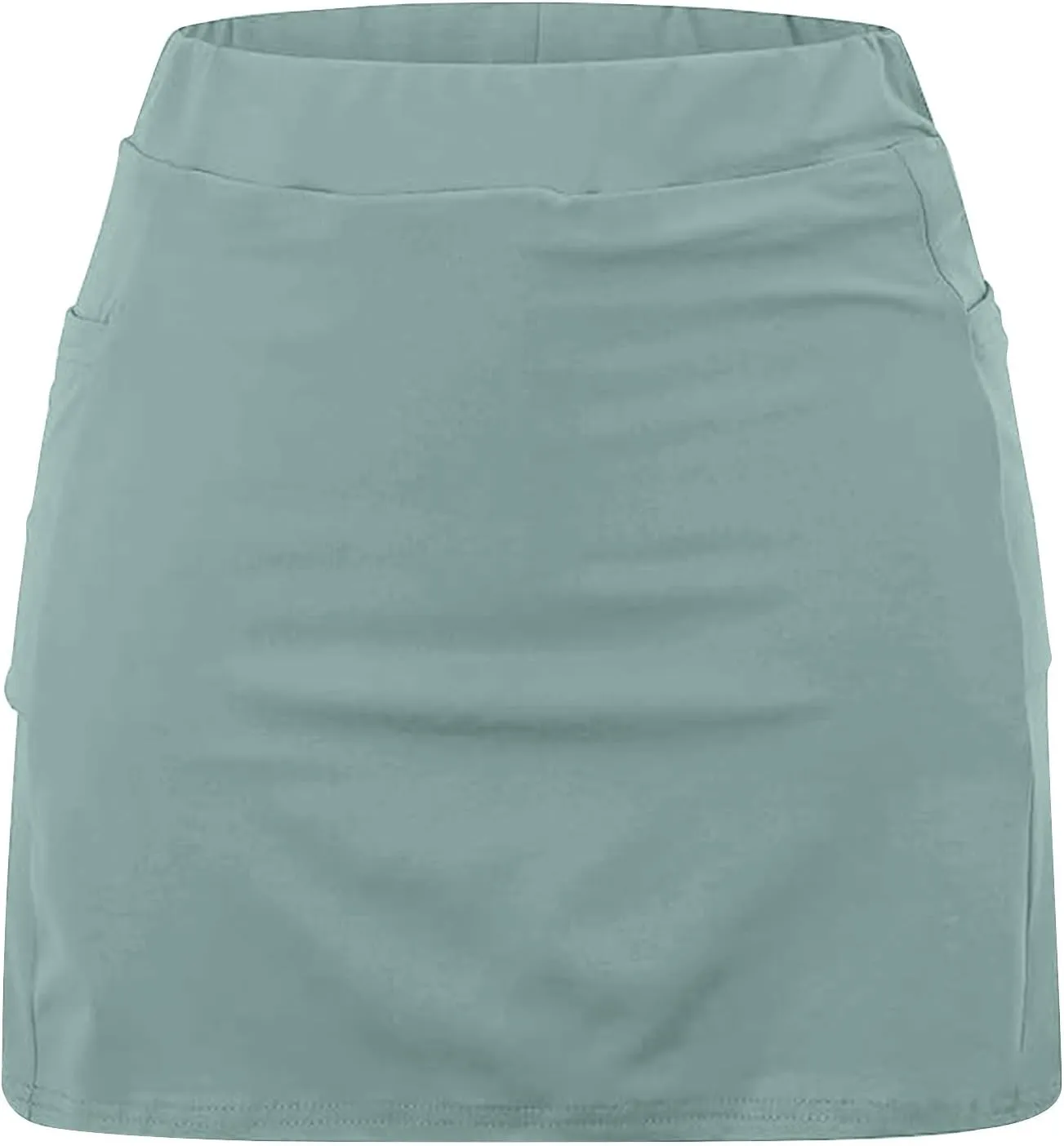 hlysgo Womens High Waisted Tennis Skort A-Line Skater Skirts with Lining Shorts Summer Plus Size Workout Athletic Shorts