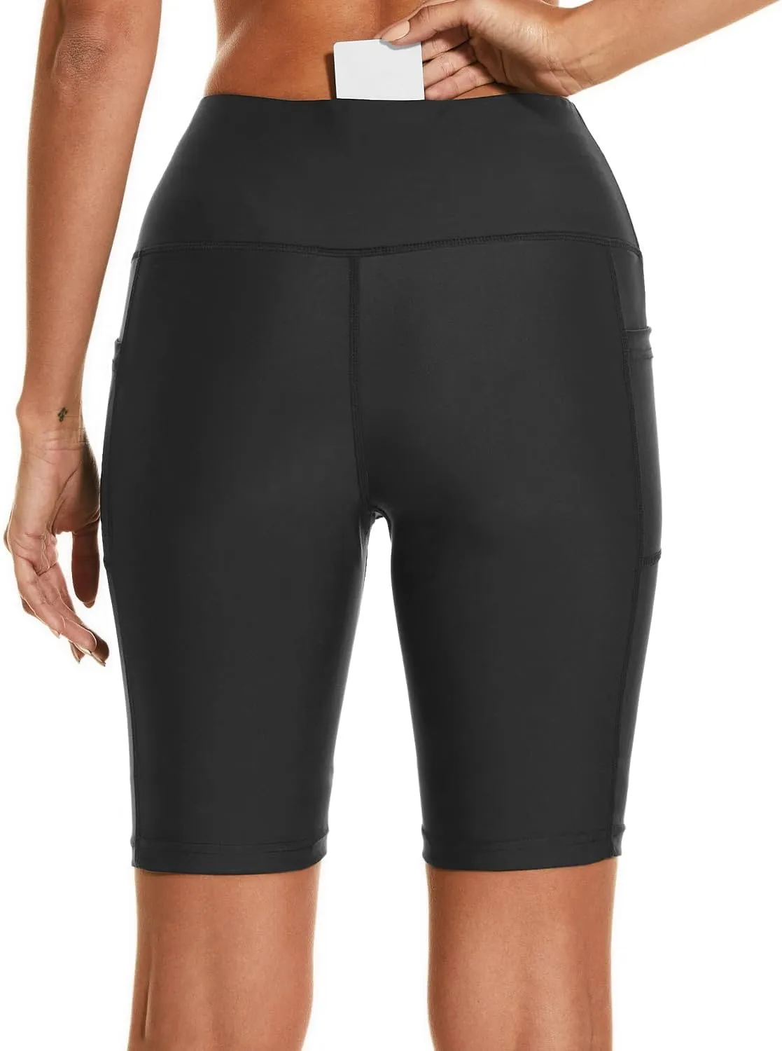 HODOSPORTS Women's 3''/5''/7''/9'' Swim Shorts UPF 50  High Waisted Board Shorts with Pockets Liner Quick Dry Swimsuit Bottom