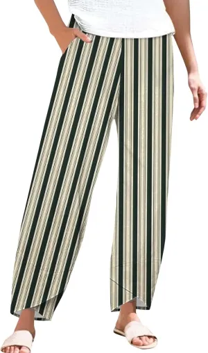 Linen Pants for Women Loose Pants Summer Light Weight Pant for Summer