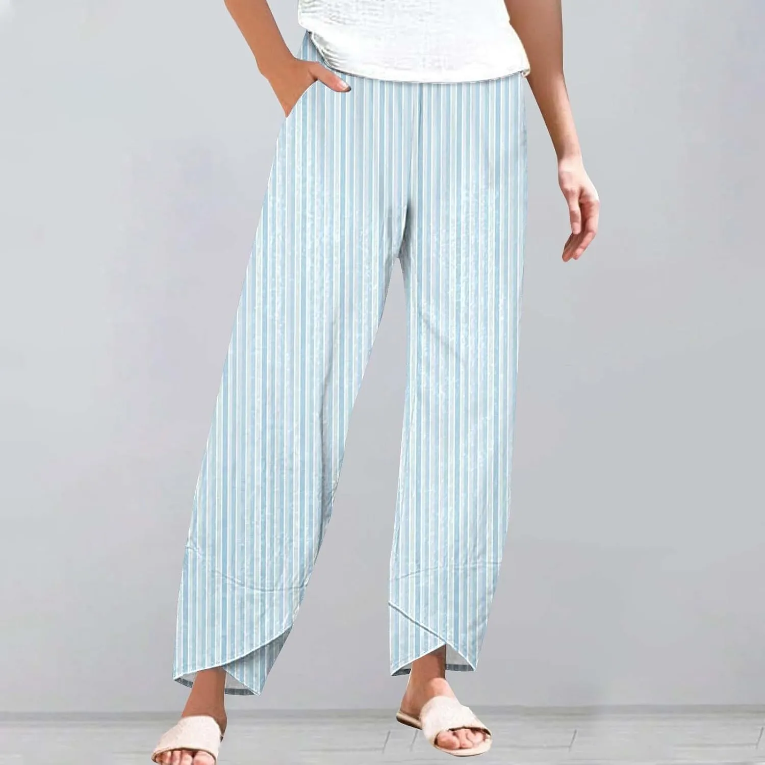 Linen Pants for Women Loose Pants Summer Light Weight Pant for Summer