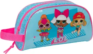 LOL Surprise! Divas  Large Children's Toiletry Bag, Adaptable to Trolley, Ideal for Children from 5 to 14 Years, Comfortable and Versatile, Quality and Resistance, 26 x 16 x 9 cm, Blue, Blue,, Blue,