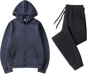 Lounge Sets for Women 2024 Long Sleeve V Neck Elastic Waist Sweatsuit Sweatshirt Wide Leg
