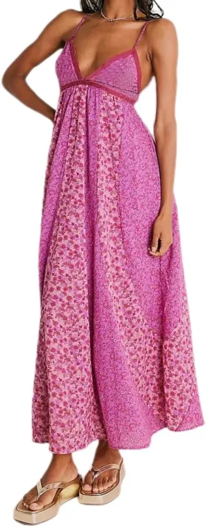 Melliflo Sexy V Neck Maxi Dress for Women Spaghetti Strap Backless Boho Long Floral Dress Summer Ruffle Flowy Sundress