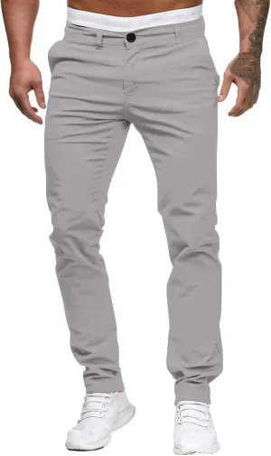 Men Joggers Men's Loose Straight Cotton Spring and Fall Casual Pants Men's Breathable Pants Athletic Pants Mens