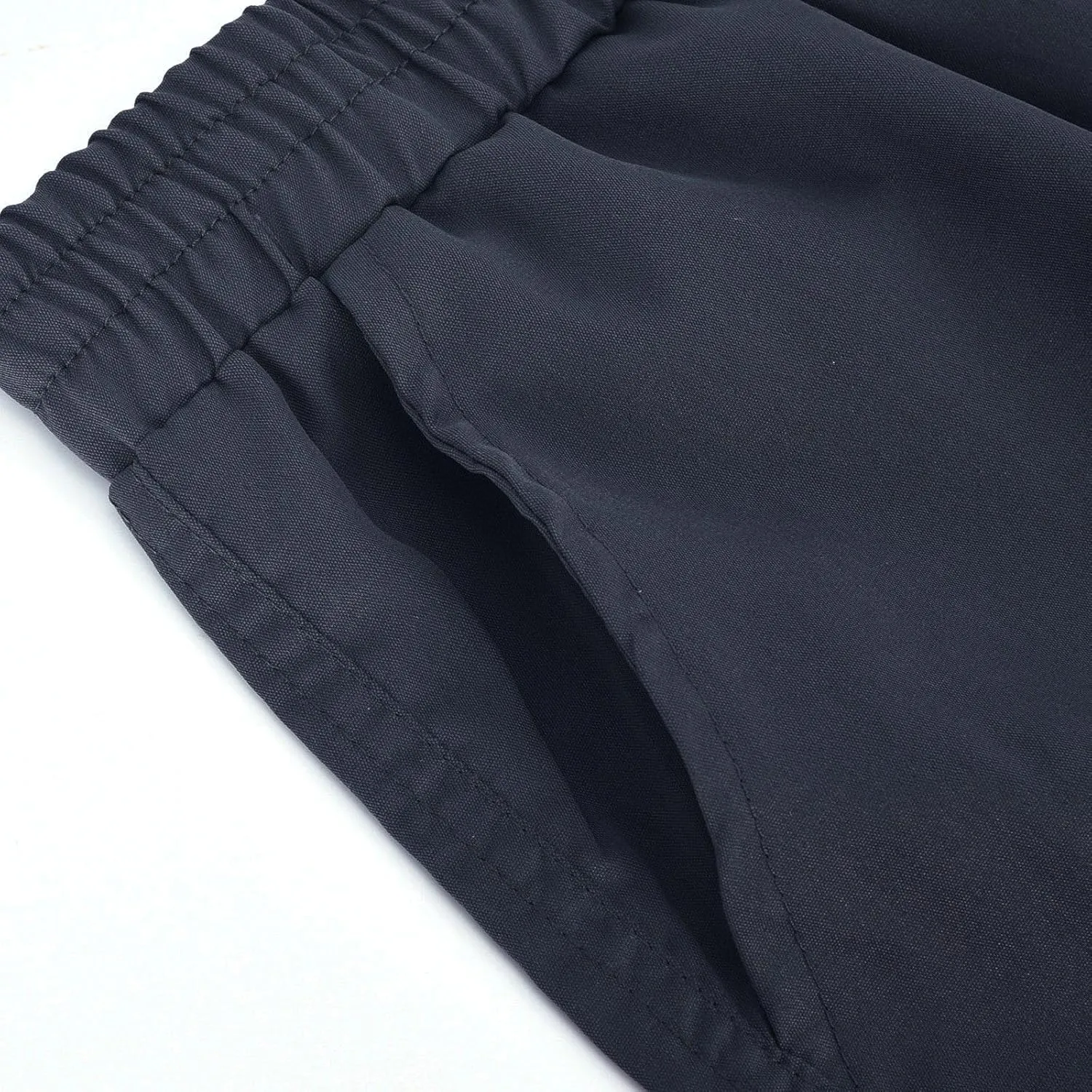 Mens Cargo Pants Casual Lightweight Elastic Waist Drawstring Tapered Pant with Pockets