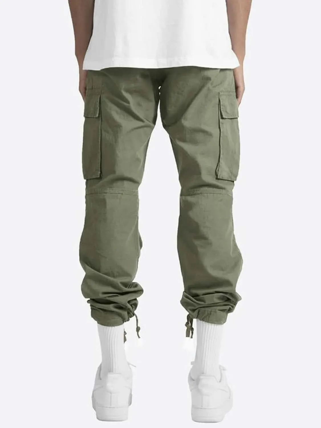 Mens Cargo Pants Straight Casual Trendy Loose Slim Fit Joggers Sweatpants Outdoor Lightweight Athletic Walking Trouser